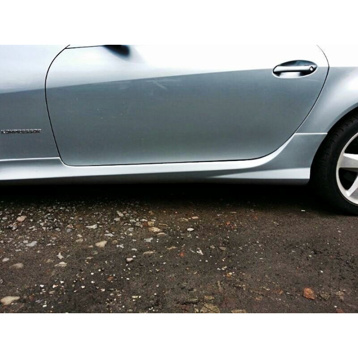 DOKŁADKI PROGÓW MERCEDES SLK R171 (SLK R172 AMG LOOK) ABS PLASTIC