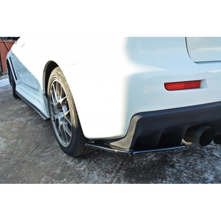 Splittery Tylne Boczne Mitsubishi Lancer Evo X (Bez dyfuzora)