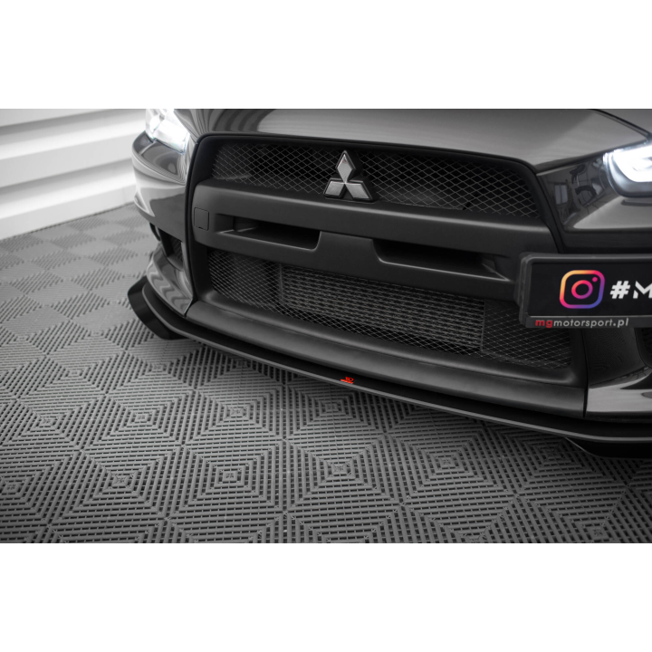Splitter Przedni Street Pro + Flaps Mitsubishi Lancer EVO X