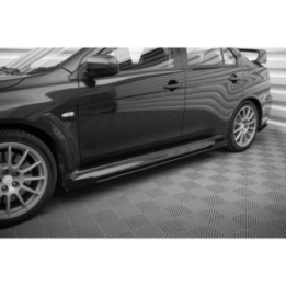 Dokładki progów Street Pro + Flaps Mitsubishi Lancer EVO X