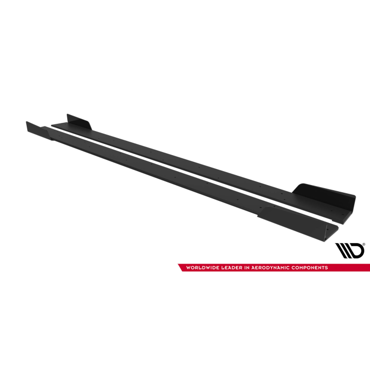 Dokładki progów Street Pro + Flaps Mitsubishi Lancer EVO X