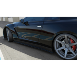 DOKŁADKI PROGÓW NISSAN GT-R PRZEDLIFT COUPE (R35-SERIES)
