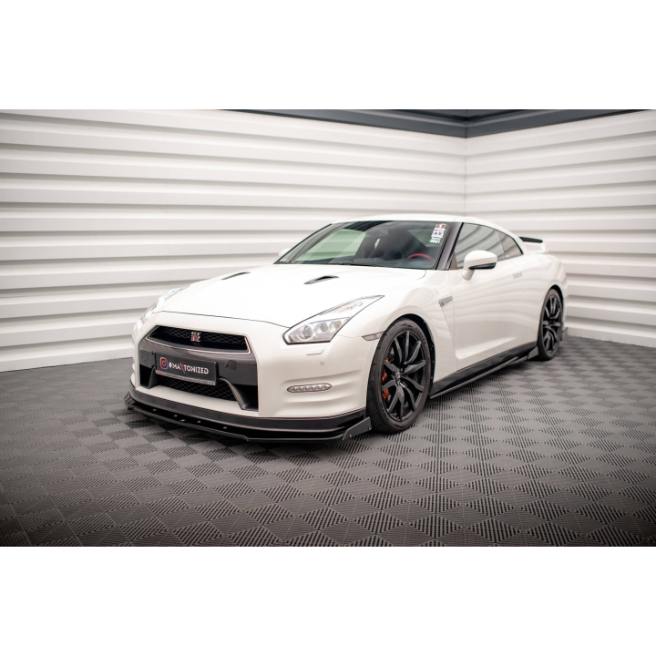 Splitter Przedni + Flaps Nissan GTR R35 Facelift