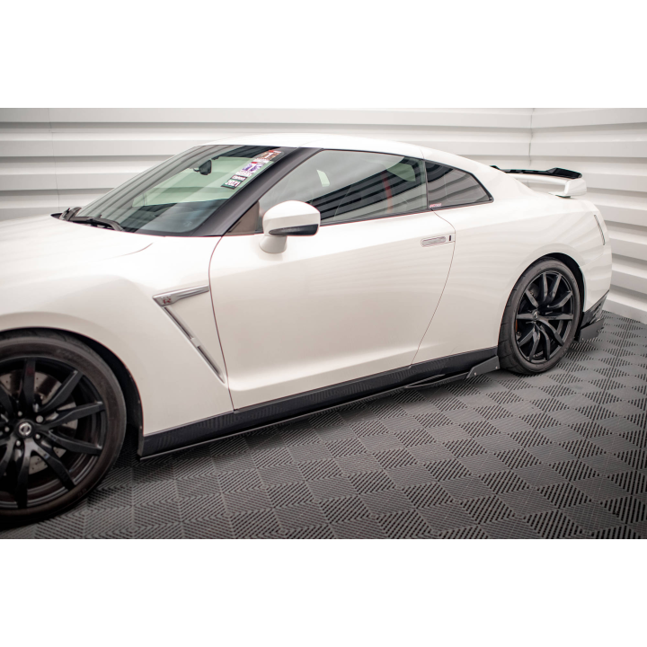 Dokładki Progów + Flaps Nissan GTR R35 Facelift