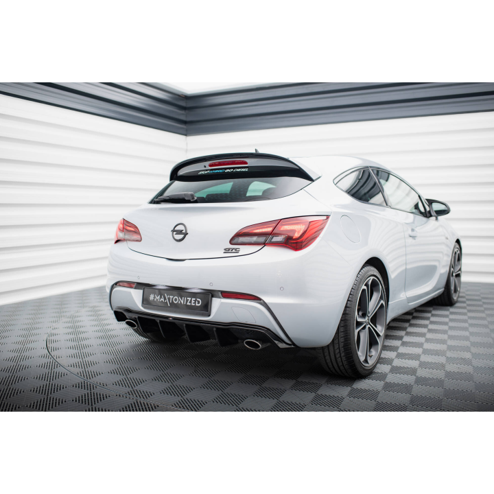 Dokładka Tylna Opel Astra GTC OPC-Line J (Wersja z pojedyńczymi wydechami z dwóch stron)