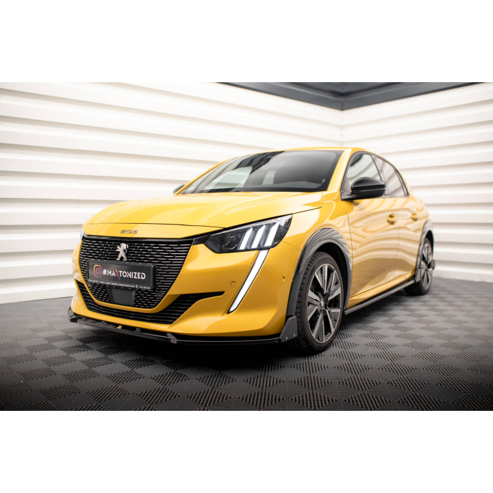 Splitter Przedni V.1 + Flaps Peugeot 208 GT Mk2