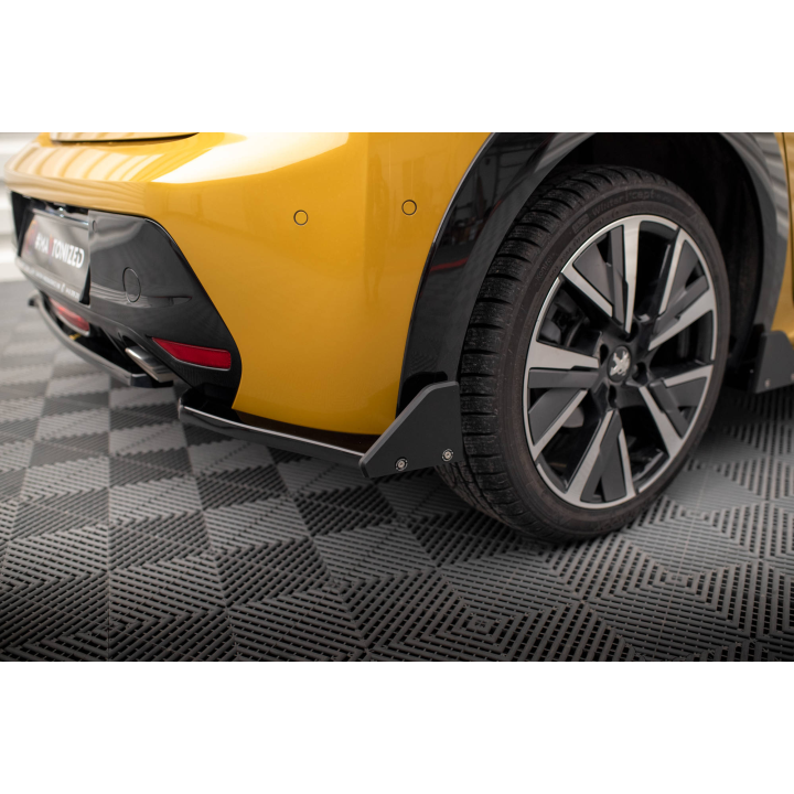 Splittery Tylne Boczne V.1 + Flaps Peugeot 208 GT Mk2