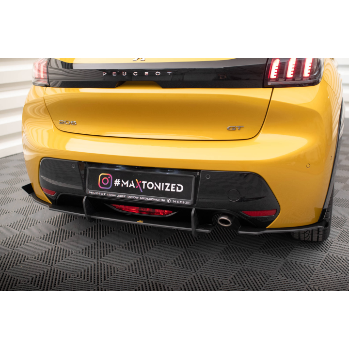 Splittery Tylne Boczne Street Pro + Flaps Peugeot 208 GT Mk2