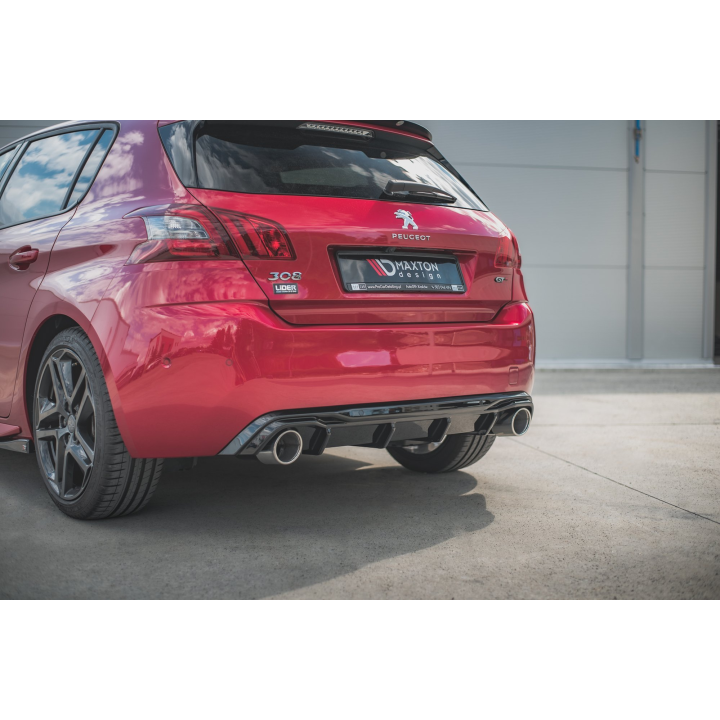 Dokładka Tylna + Atrapa Wydechu Peugeot 308 GT Mk2 Facelift