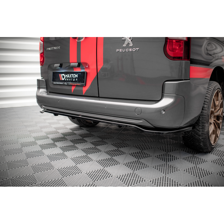 Splitter Tylny (Z Dyfuzorem) Peugeot Partner Long Mk3