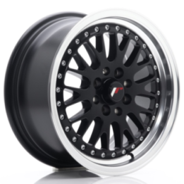 Japan Racing JR10 15x7 ET30 4x100/108 Matt Black w/Machined Lip