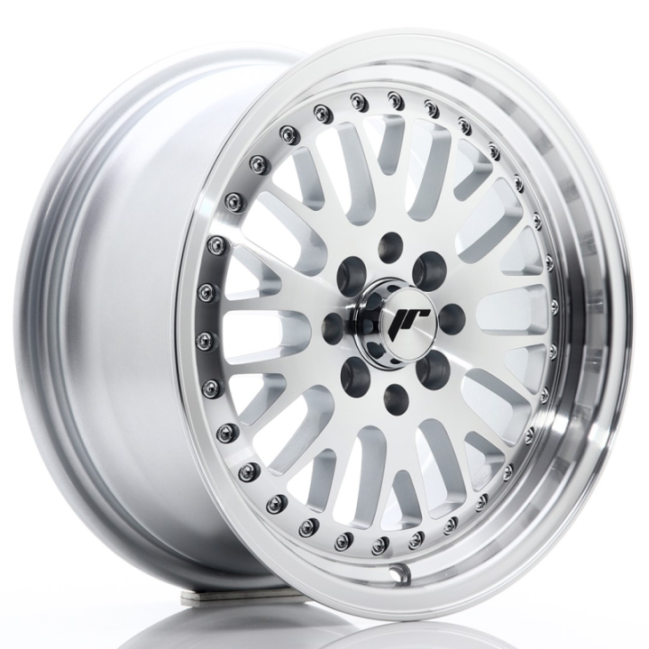 Japan Racing JR10 15x7 ET30 4x100/108 Silver Machined Face