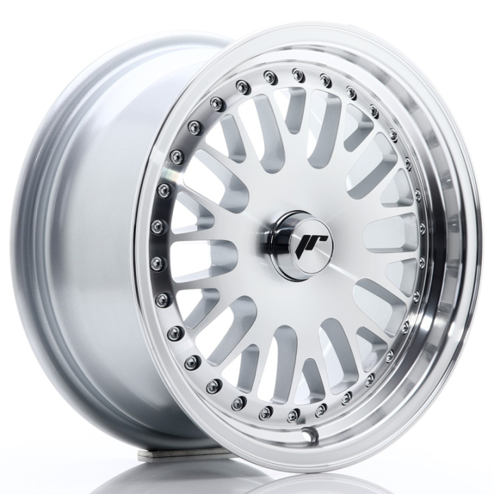 Japan Racing JR10 15x7 ET30 BLANK Silver Machined Face