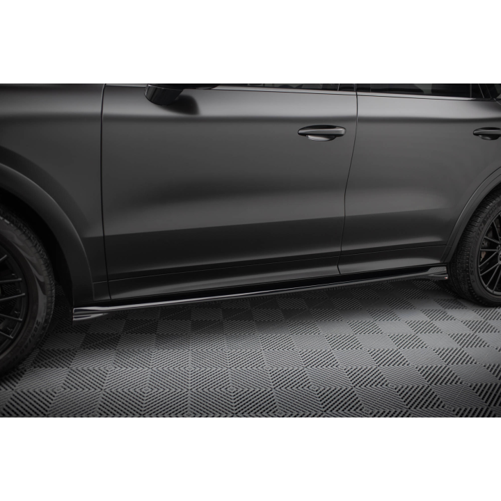 Dokładki Progów V.1 Porsche Cayenne Sport Design / Turbo SUV / Coupe Mk3 / Mk3 Facelift