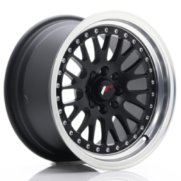 Japan Racing JR10 15x8 ET20 4x100/108 Matt Black w/Machined Lip