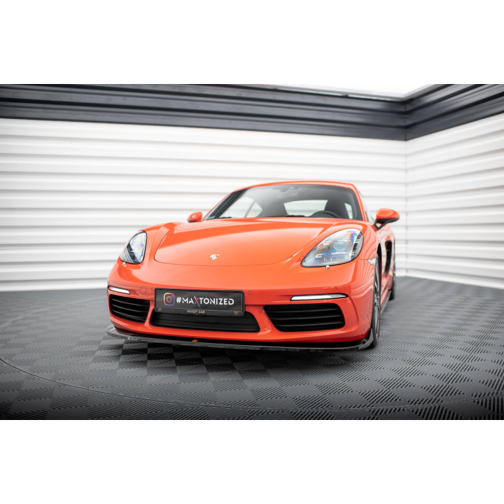 Splitter Przedni V.2 Porsche 718 Cayman 982c