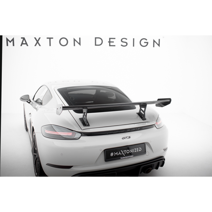 Karbonowy Spoiler Z Wewnętrznymi Wspornikami V.1 Porsche 718 Cayman 982c