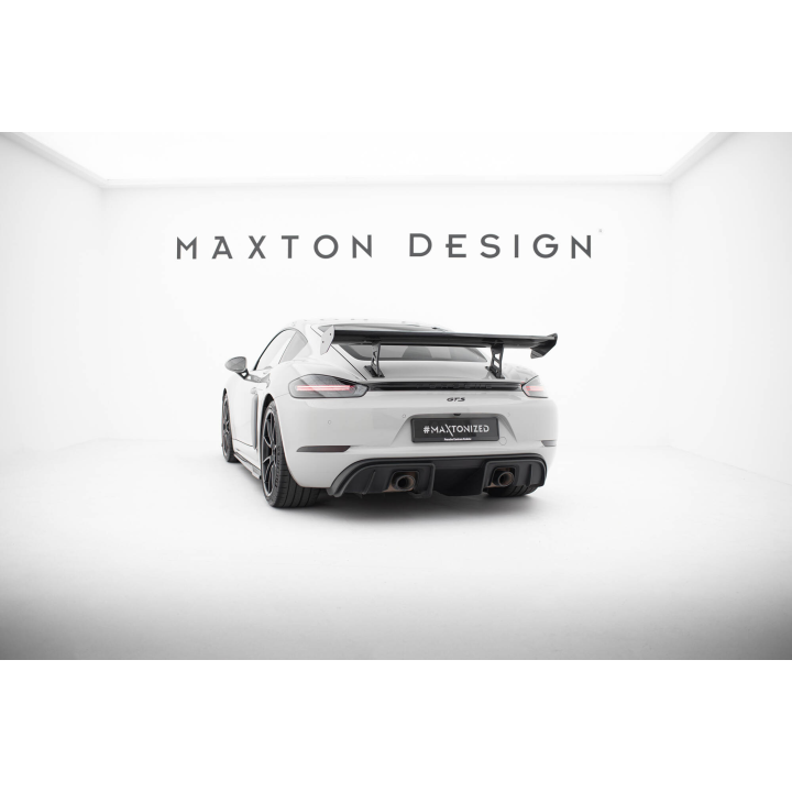 Karbonowy Spoiler Z Wewnętrznymi Wspornikami V.1 Porsche 718 Cayman 982c
