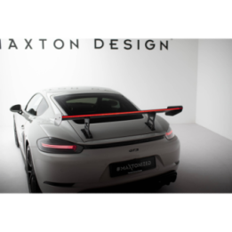 Karbonowy Spoiler Z Wewnętrznymi Wspornikami V.1 + LED Porsche 718 Cayman 982c