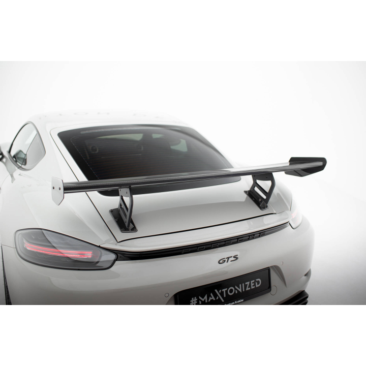 Karbonowy Spoiler Z Wewnętrznymi Wspornikami V.2 Porsche 718 Cayman 982c