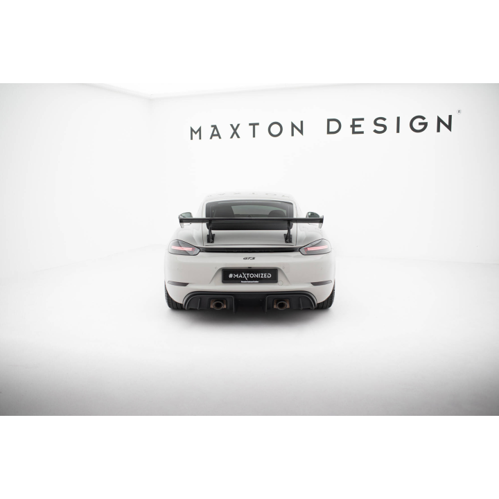 Karbonowy Spoiler Z Wewnętrznymi Wspornikami V.2 Porsche 718 Cayman 982c