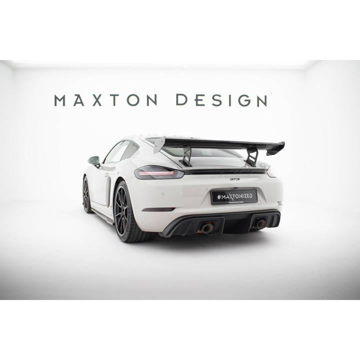 Karbonowy Spoiler Z Wewnętrznymi Wspornikami V.2 Porsche 718 Cayman 982c