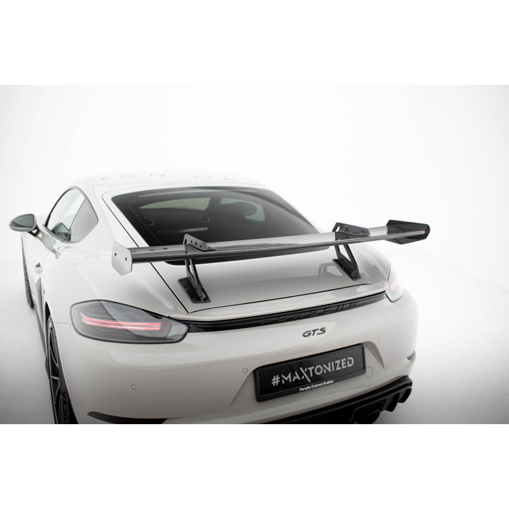 Karbonowy Spoiler Z Górnymi Mocowaniami V.1 Porsche 718 Cayman 982c
