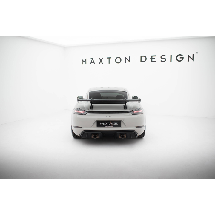 Karbonowy Spoiler Z Górnymi Mocowaniami V.1 Porsche 718 Cayman 982c