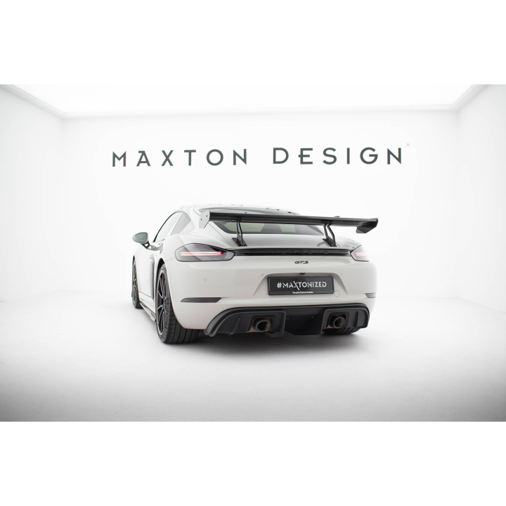 Karbonowy Spoiler Z Górnymi Mocowaniami V.2 Porsche 718 Cayman 982c
