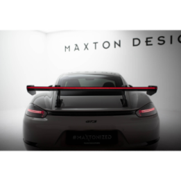 Karbonowy Spoiler Z Górnymi Mocowaniami V.2 + LED Porsche 718 Cayman 982c