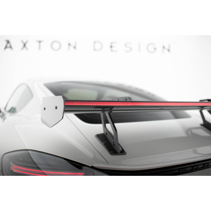 Karbonowy Spoiler Z Górnymi Mocowaniami V.2 + LED Porsche 718 Cayman 982c