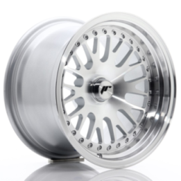 Japan Racing JR10 15x9 ET0-20 BLANK Silver Machined Face