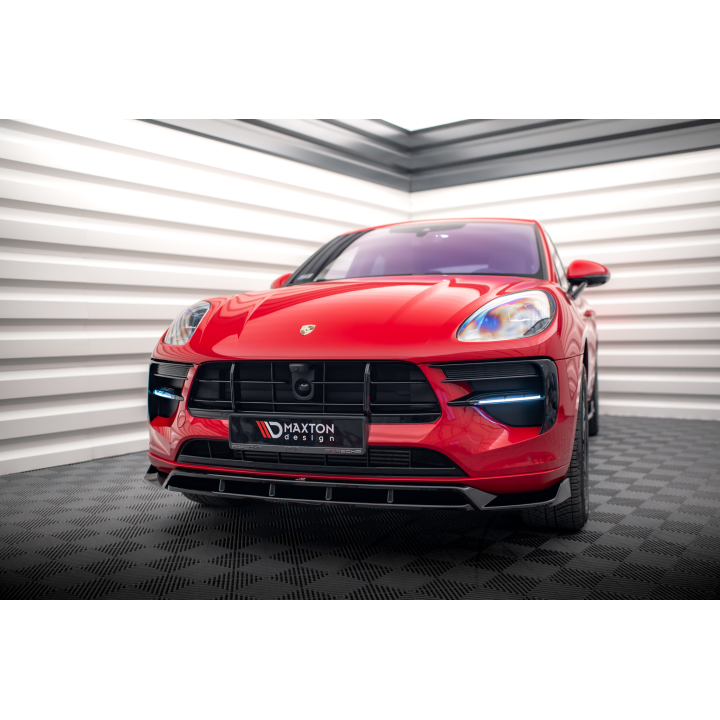 Splitter Przedni V.2 Porsche Macan GTS / Sport Design Mk1 Facelift