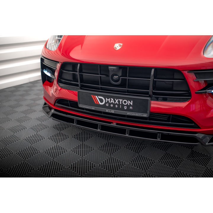 Splitter Przedni V.2 Porsche Macan GTS / Sport Design Mk1 Facelift