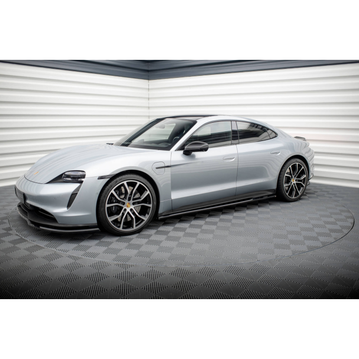 Dokładki Progów Porsche Taycan Sport Design / Taycan 4 Sport Design / Taycan 4S Design / Taycan GTS Sport Design Mk1
