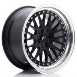 Japan Racing JR10 16x8 ET20 4x100/108 Matt Black w/Machined Lip