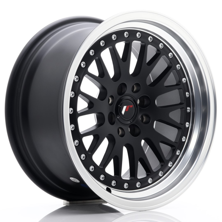 Japan Racing JR10 16x8 ET20 4x100/108 Matt Black w/Machined Lip