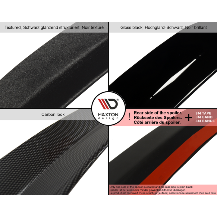 Spoiler Cap  RENAULT CLIO MK3 RS