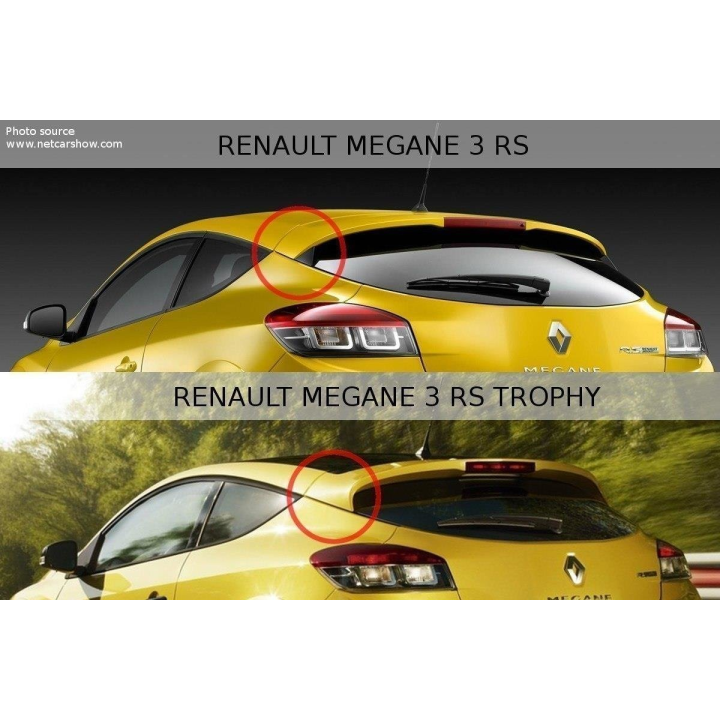 Spoiler Cap Renault Megane RS Trophy / RS Cup Mk3