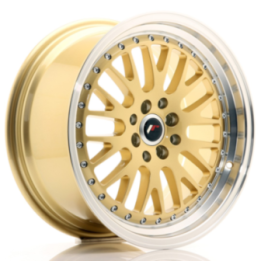 Japan Racing JR10 17x8 ET35 4x100/114 Gold w/Machined Lip