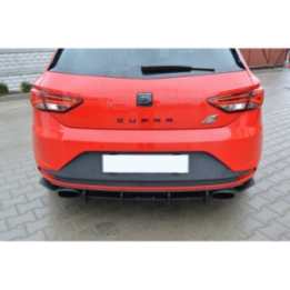 Dyfuzor Tylny i Splittery Tylne Boczne Seat Leon III Cupra