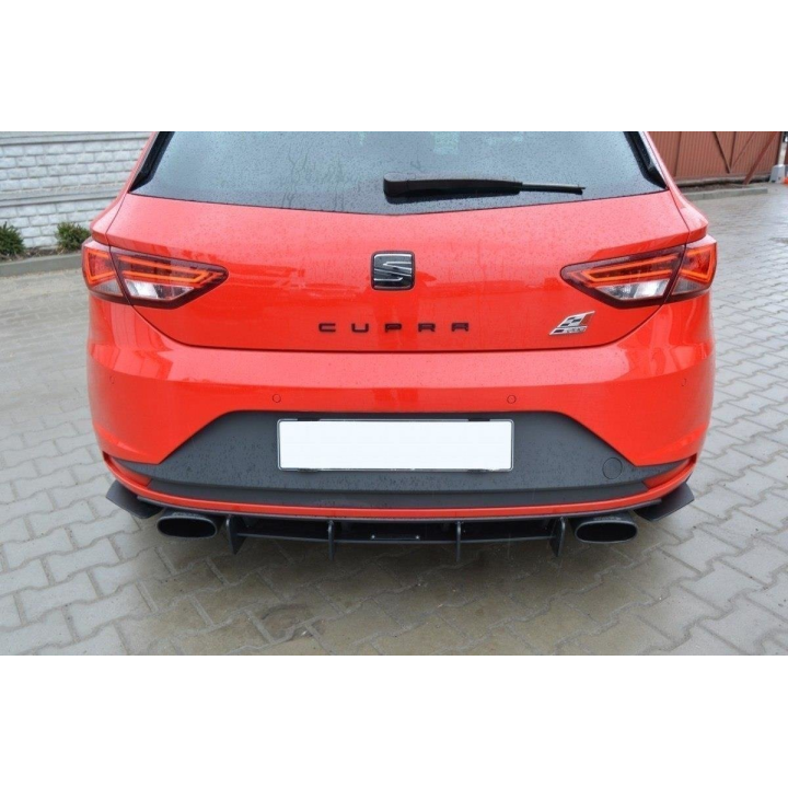 Dyfuzor Tylny i Splittery Tylne Boczne Seat Leon III Cupra