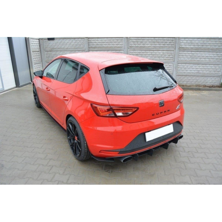 Dyfuzor Tylny i Splittery Tylne Boczne Seat Leon III Cupra