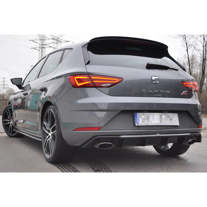 Dokładka Tylna V.1 Seat Leon Cupra Mk3 FL Hatchback