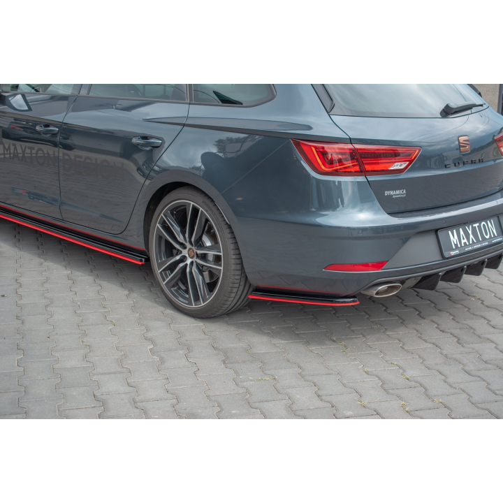 Splittery Tylne Boczne V.4 Seat Leon Cupra Mk3 FL Sportstourer