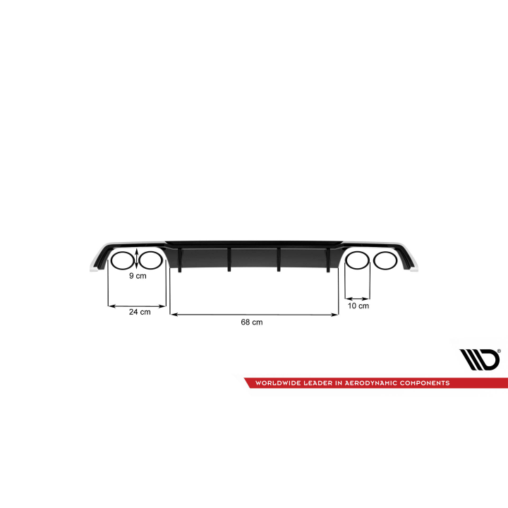 Dokładka Tylna V.3 Seat Leon Cupra ST Mk3 FL