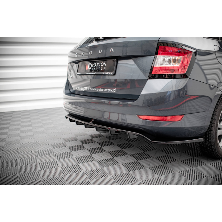 Splitter Tylny (Z Dyfuzorem) Skoda Fabia Combi Mk3 Facelift