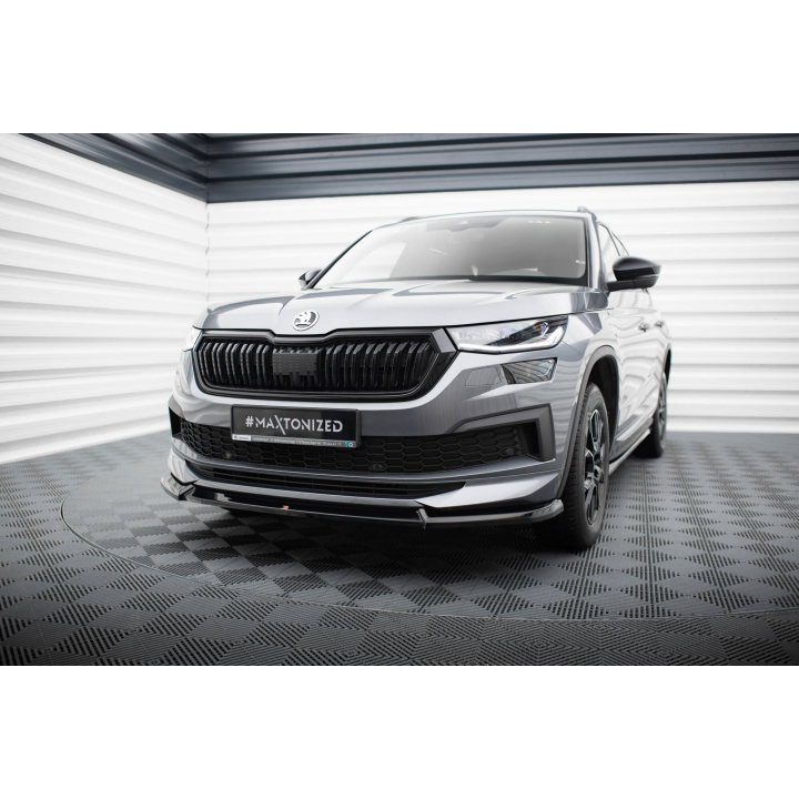 Splitter Przedni V.1 Skoda Kodiaq Sportline Mk1 Facelift