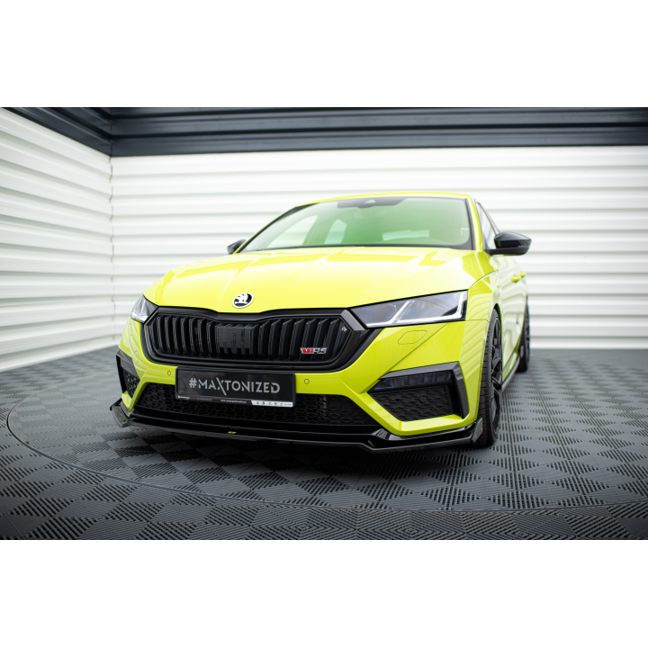 Splitter Przedni V.2 + Flaps Skoda Octavia RS Mk4
