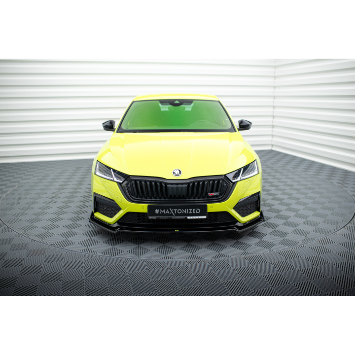 Splitter Przedni V.2 + Flaps Skoda Octavia RS Mk4